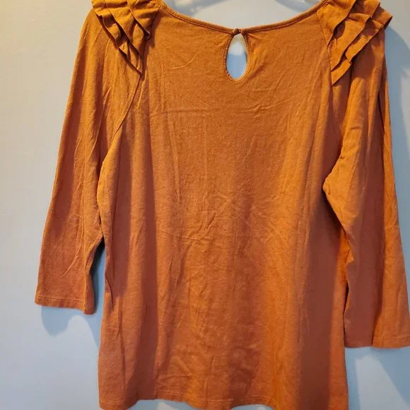 ELLE RUST TOP - Picture 5 of 6